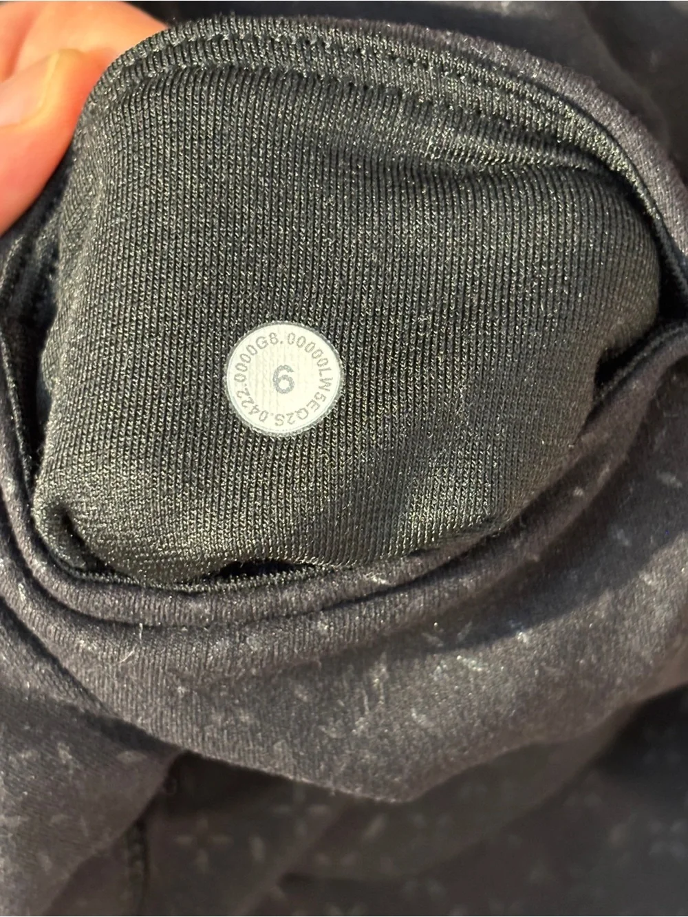 Lululemon Align High Rise Jogger Black with Pattern Size 6